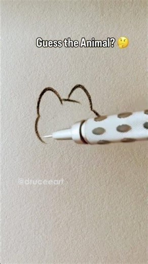 guess the animal ? #drawing #artist #animal