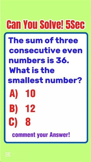 Quick Brain Teaser That’s Driving People Crazy! 🧠💡