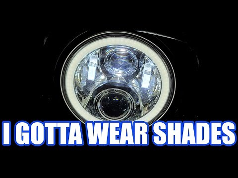 Custom Dynamics 7" LED Halo headlamp install & review CD-7-14