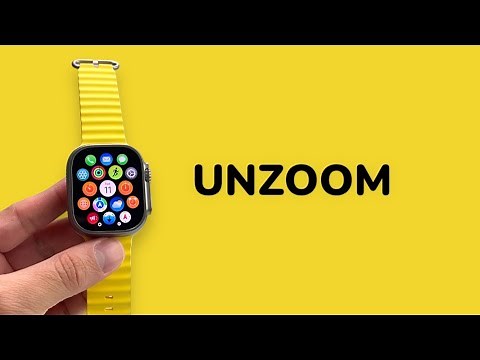 How To Unzoom Apple Watch