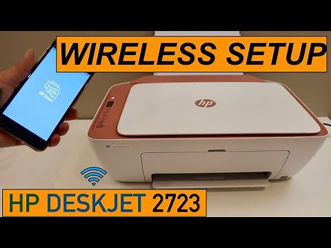 HP DeskJet 2723 Wireless Setup, connect To WiFi.