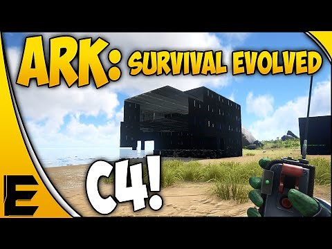ARK Survival Evolved ➤ C4 & Rocket Launcher - Explosive Tests [DUPING BUG REMOVAL & SERVER UPDATE]
