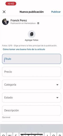 pasos de como subir un producto para la venta en internet por marketplace