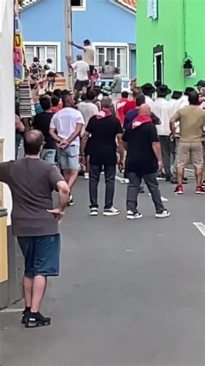 Terceira Azores is live. Street Bullfight Tourada