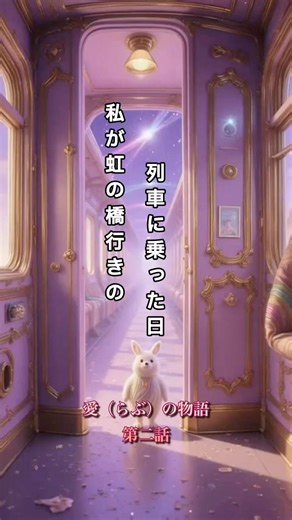私が虹の橋行きの列車に乗った日🌈#shorts