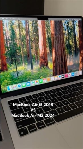 MacBook Air 2018 (Intel Core i5) vs MacBook Air 2023 (M3) Quick Comparison and Review #applemacbook