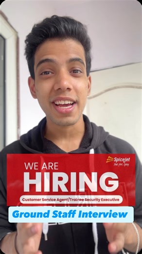 𝐀𝐛𝐡𝐢𝐧𝐚𝐰 | Spicejet Ground Staff Interview #spicejet #groundstaff #interview #training #delhi | Instagram
