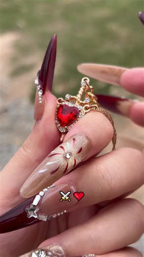 Heart and Sword Necklace for Disney Princess Fans