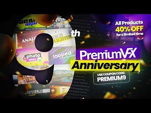 PremiumVFX 9th Anniversary - Plugins and Effects for Final Cut Pro