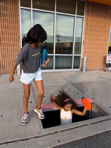 She stepped on the red tile… and vanished 🌪️😱 Would you follow into the portal? 👇 Drop a 🌪️ if you’d go in! #TrapdoorFall #PixVerseMagic #AlyaAndElis #FantasyReel #PortalAdventure