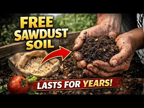 Better Than Compost. Costs Nothing. Lasts for Years. The Sawdust Method They Forgot.