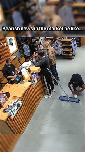 Market FUD hits different 😅 #trading #crypto