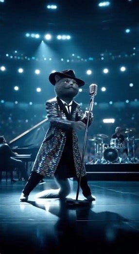 Cat Sings Like Michael Jackson 😺🎤 | The Ultimate Moonwalk Performance!