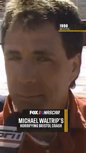 A terrifying crash for Michael Waltrip 35 years ago at Bristol. | NASCAR on FOX