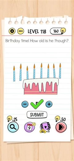 Brain Test Level 118 Solution & Walkthrough | Tricky Puzzles (Android & iOS Shorts)