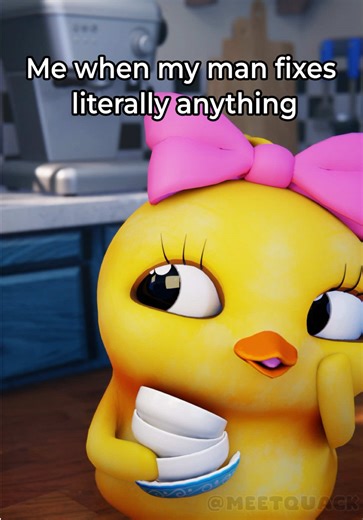 One sec gotta go break more things! 🤣 #meetquack #lola #animation #relatable #funny