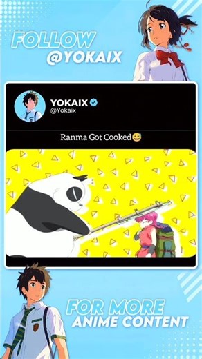 Ranma Was NOT Ready For This!! #anime #shorts