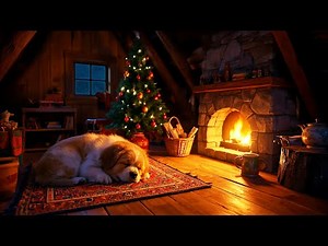 Fall Asleep Quickly to Blizzard Wind & Crackling Fireplace | Cozy Winter Ambience for Deep Sleep