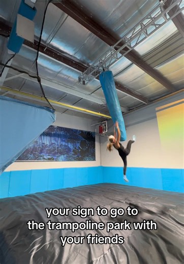 The Pops take on the trampoline park #nightout #jump #fails