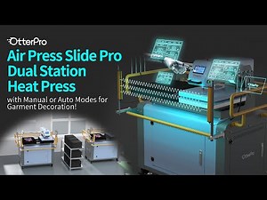 OtterPro Air Press Slide Pro Dual Station Heat Press