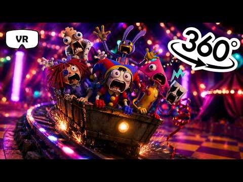 The Amazing Digital Circus Roller Coaster 360° VR 🎢
