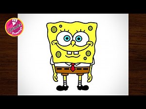 How to Draw SpongeBob SquarePants 🧽 | Easy & Fun Drawing Tutorial for Beginners