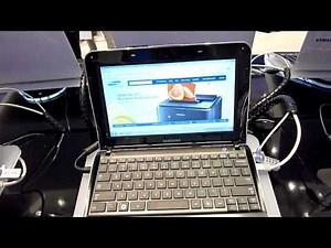 Samsung NF210 Netbook Hands On - English