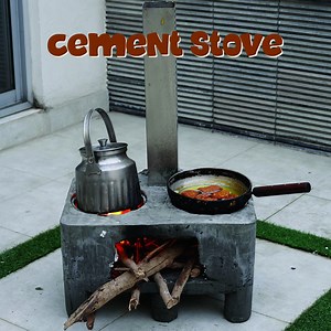 3.5K views · 140 reactions | Learn how to make a #diy Cement stove!  | Crafty Koala | Facebook