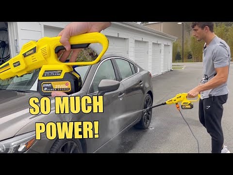 Cordless pressure washer! Review and test.