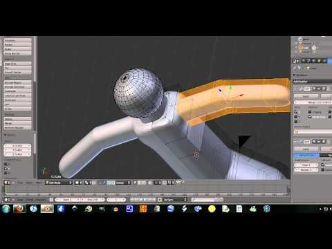 Blender 2.5 : How to make a stickman and its armature