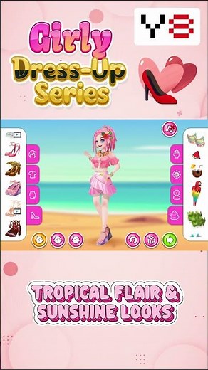 Girly Dress Up Series #y8games #games #gamer