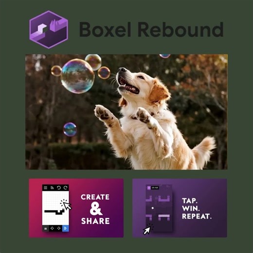 Boxel Rebound Gameplay – Free Google Chrome Platformer Game