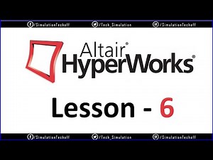 1D Bending Problem in HyperMesh | Lesson 6 | HyperMesh Tutorial Tamil