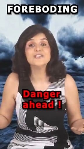 Improve Your English Vocabulary - Foreboding With Meaning! Visit #ChetChat YouTube Channel to Learn English in an Easy and Interesting Ways 💯 #shorts #learnenglish #englishvocabulary #englishgrammar #englishteacher #englishlearning #spokenenglish #vocabulary | Chet Chat