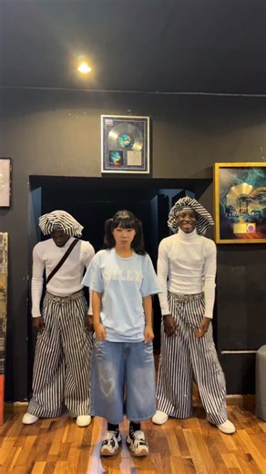 Silly on Instagram: "When Silly Entered a studio with Funky brothers 😂🤍 #silly #afrokitty #sillymusic"