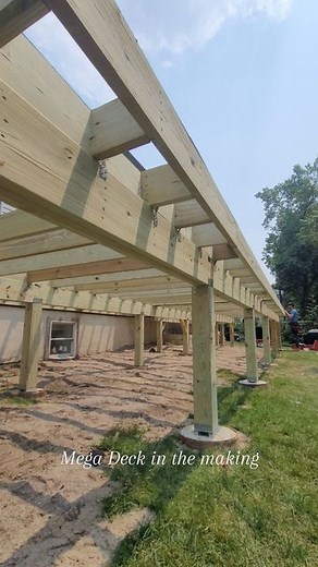 Bozo Builders | #framing #frame #deck #megadeck #decking #backyard #building #pergola #viral #blowthisup #carpentry | Instagram