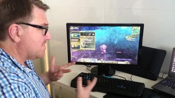 Logitech G910 Orion Spark lighting profiles in World of Warcraft