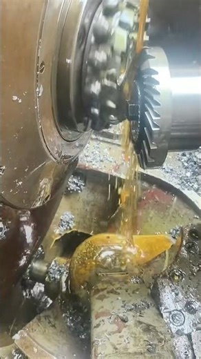 Gear Shaping Process — So Smooth! #viral #shorts