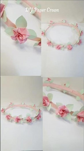 DIY Cute & Aesthetic Paper Crown in minutes! 👑 Aesthetic Craft Idea