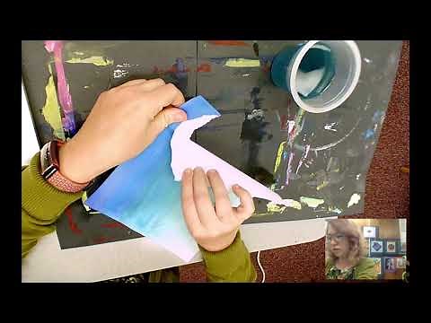 ART PROJECT: Ocean Wave Collage: Weeks 1-3