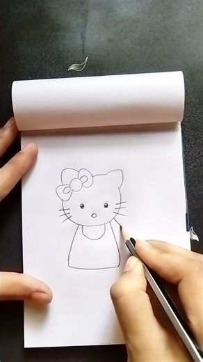 Kitty easy drawing🎀