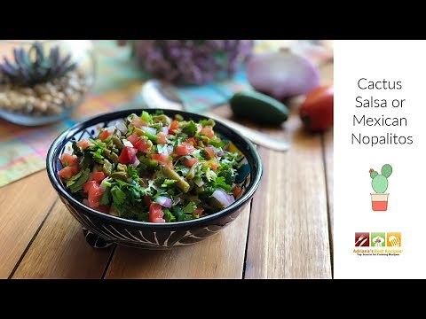 Cactus Salsa or Mexican Nopalitos