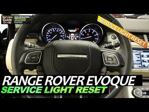 Range Rover Evoque Service Light Reset