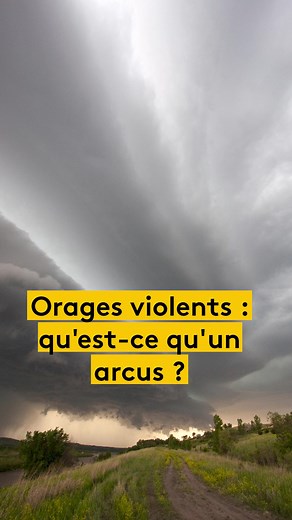 🌪 On vous explique ce qu'est un arcus, ce nuage menaçant observé juste avant les violentes intempéries #franceinfo #intempéries #orages