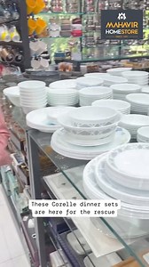 Hello Mumbaikars! It's time to replace your fragile dinner set. It is not a myth, it’s a fact; Corelle dinner sets are chip and break-resistant. So, don’t worry about the tableware, dine in Corelle and enjoy a stress-free meal with your family and friends. Visit #mahavirthehomestore and get a 15% discount on MRP. Locations- 📍Santacruz 📍Chembur 📍Virar #Corelle #CorelleIndia #Dinnerware #Tableware #Durable #Elegant #ChipAndBreakResistant | Corelle Brands India