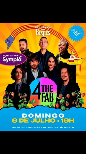Ingressos já disponíveis no SYMPLA, galera!!! https://www.sympla.com.br/event__3003789 | Zoombeatles