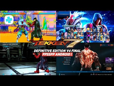 TEKKEN 7 DEFINITIVE EDITION V4.1 FINAL VIP DLCs | PPSSPP ANDROID OFFLINE | GAMEPLAY & REVIEW