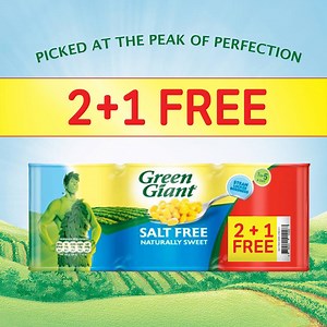 19K views | Picked and packed at the peak of perfection - Green Giant sweet corn now in  special offer 2+1 for free  #greengiant #sweetcorn #corn #promotion | Ix-Xirja | Facebook