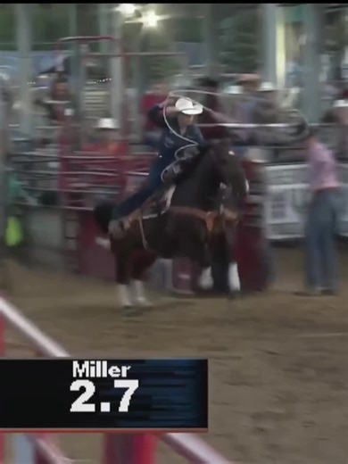 The Cowboy Channel on Instagram: "Fresh off her win at the Greeley Stampede, Aspen Miller stays hot, roping one in 2.9 seconds to go to the lead in Sheridan! 🔥"