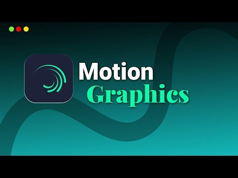 Motion Graphics in Alight Motion | Easy & Professional Effects 😍